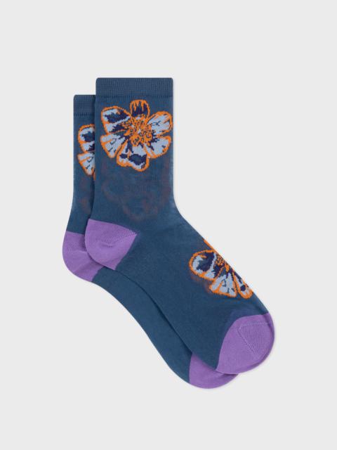Paul Smith Sheer 'Anemone' Socks
