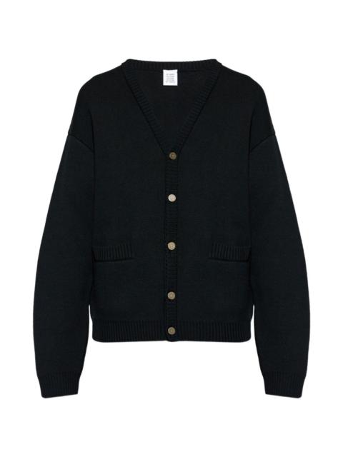 VETEMENTS button-up cardigan
