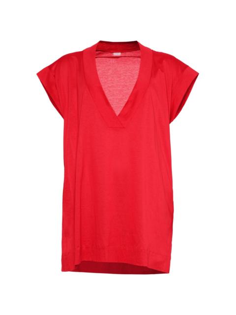 RenÃ©e V-neck cotton T-shirt