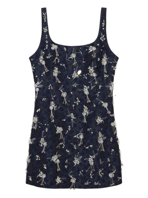 SIMKHAI Viva jacquard embellished mini dress