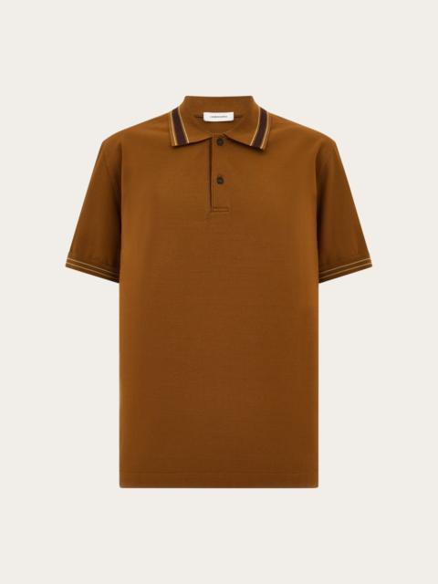 FERRAGAMO Short sleeve polo shirt