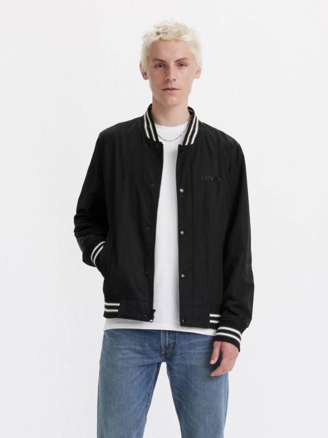 CAVALRY TWILL VARSITY BOMBER JACKET