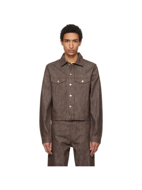 A.P.C. Brown Lenny Denim Jacket