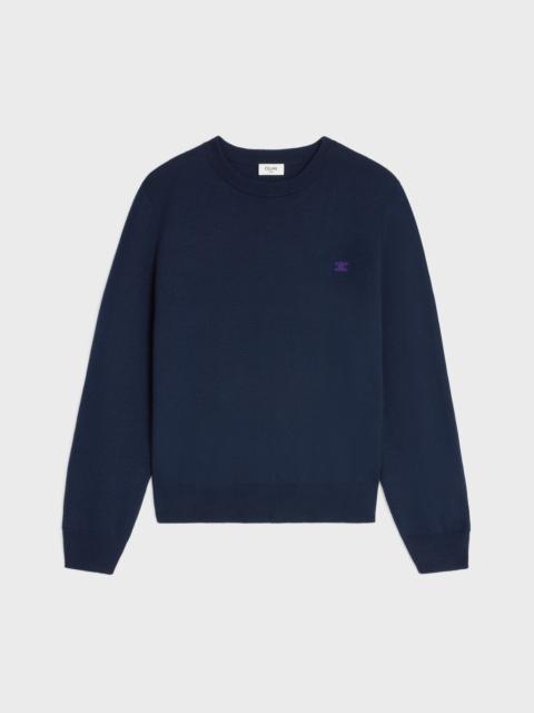 CELINE crewneck sweater IN fine wool