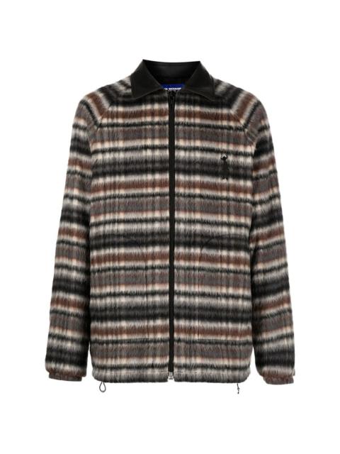 textured wool shirt jacket