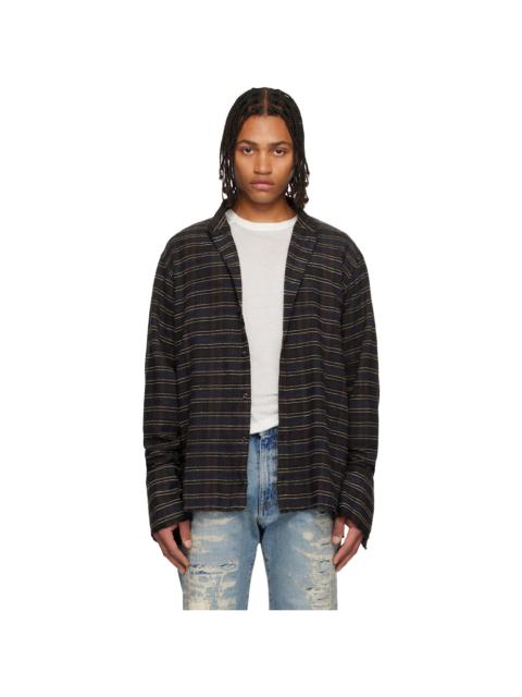 424 Brown Flannel Shirt