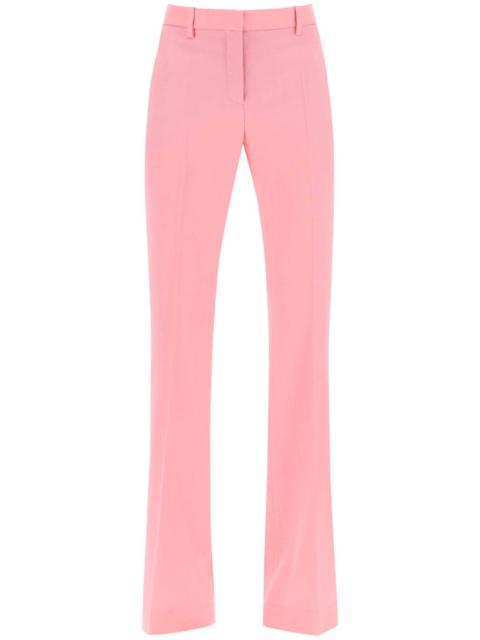 LOW WAISTED FLARED TROUSERS