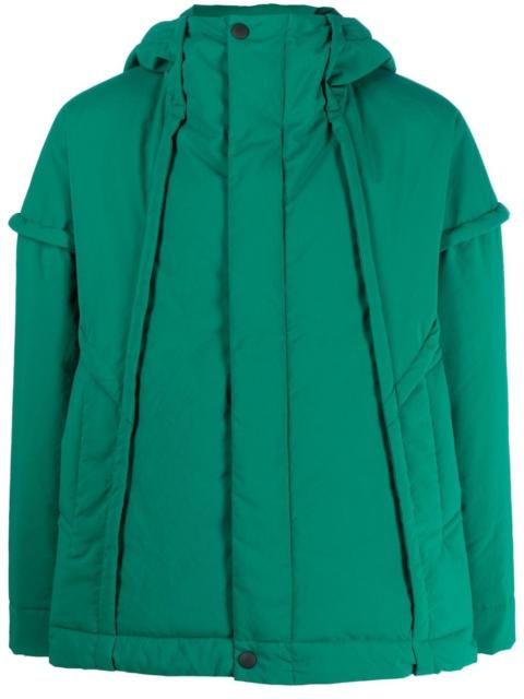 ISSEY MIYAKE Frame hooded padded jacket