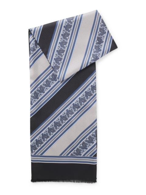 BOSS PAISLEY SILK SCARF