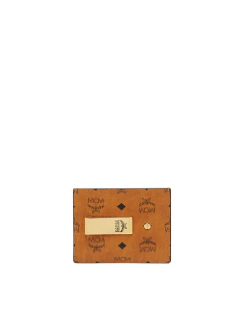 MCM Money Clip Card Case in Visetos Original