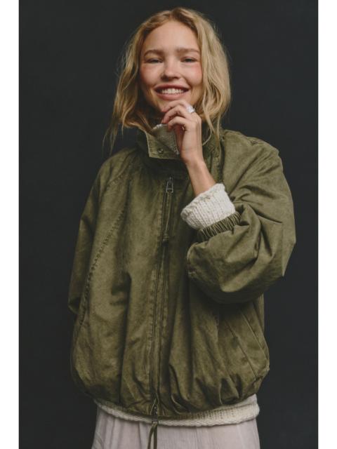 FREE PEOPLE Chelsea Funnel-Neck Jacket