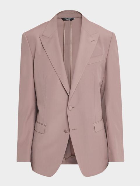 Dolce & Gabbana Men's Stretch Wool Single-Breasted Blazer