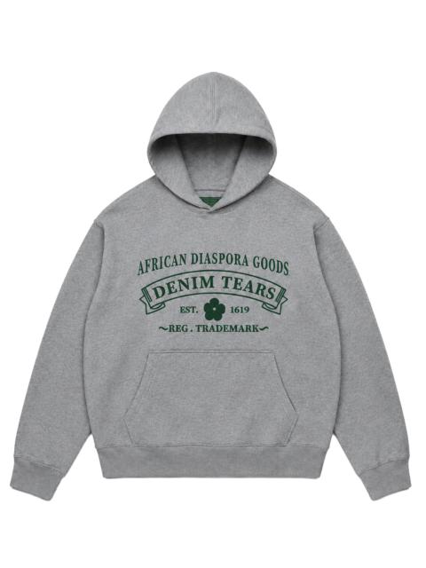 DENIM TEARS ADG Hoodie "Grey / Green" DT724