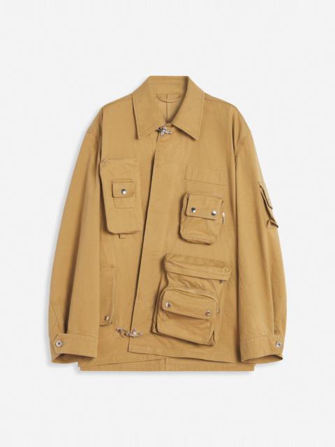 Lanvin LANVIN X FUTURE ASYMMETRICAL UTILITY JACKET