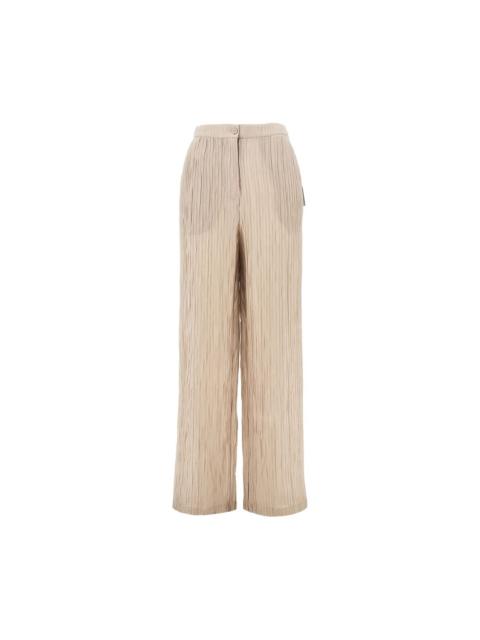 EMPORIO ARMANI Crepe trousers