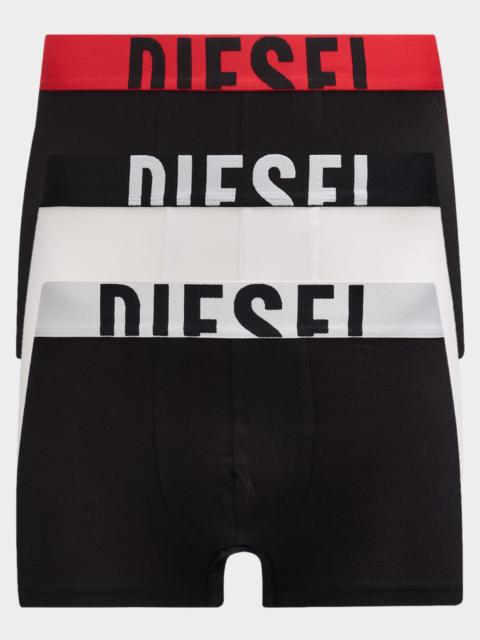 Diesel Men & apos;s Damien D-Pop Stretch 3-Pack Boxer Briefs