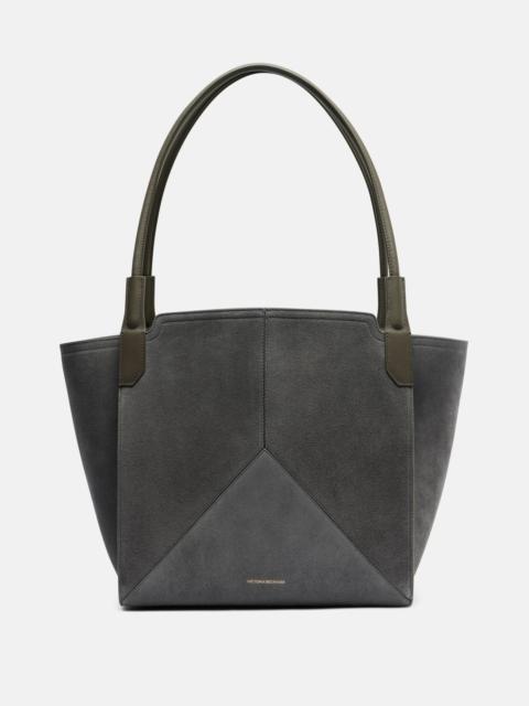 Victoria Beckham Victoria Small suede top-handle bag