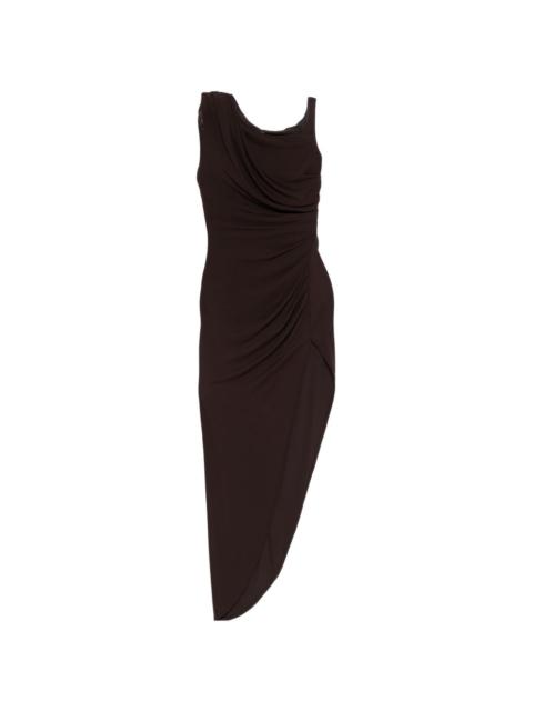 ELISABETTA FRANCHI asymmetric-hem dress
