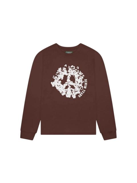 DENIM TEARS Denim Tears Peace Wreath Long Sleeve Tee Brown