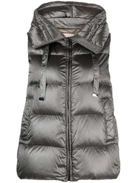 Max Mara hooded padded gilet