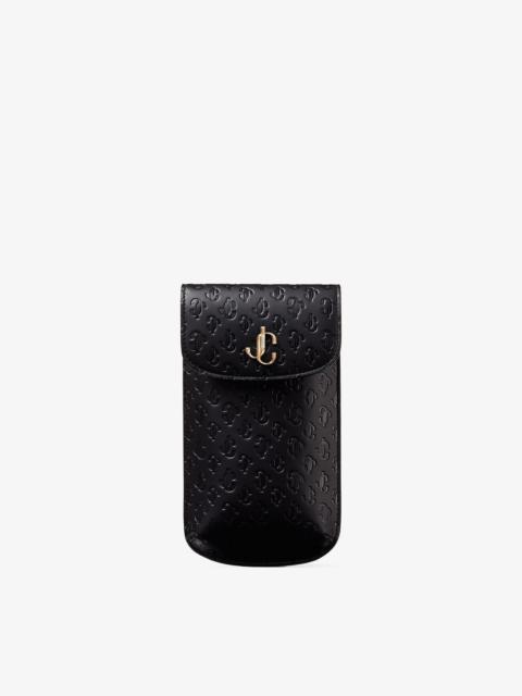 JIMMY CHOO Varenne Phone Case
Black JC Monogram Leather Phone Case