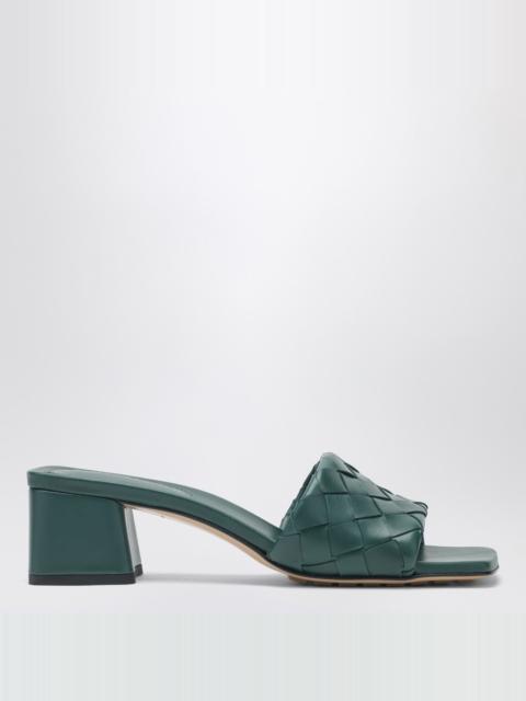 Bottega Veneta Parco mules in emerald green