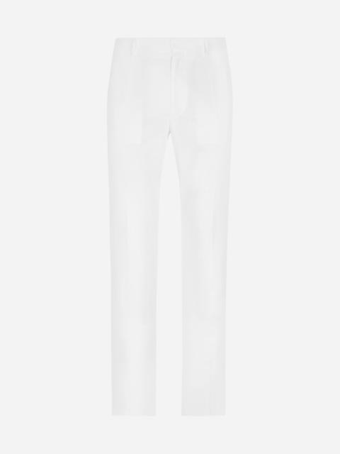 Dolce & Gabbana Tailored stretch linen pants