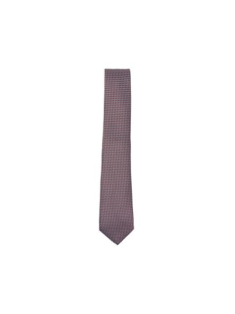 Canali geometric-pattern tie