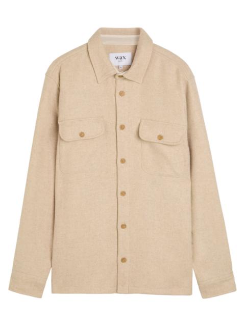 Wax London Wax London Lomond Wool-blend Overshirt