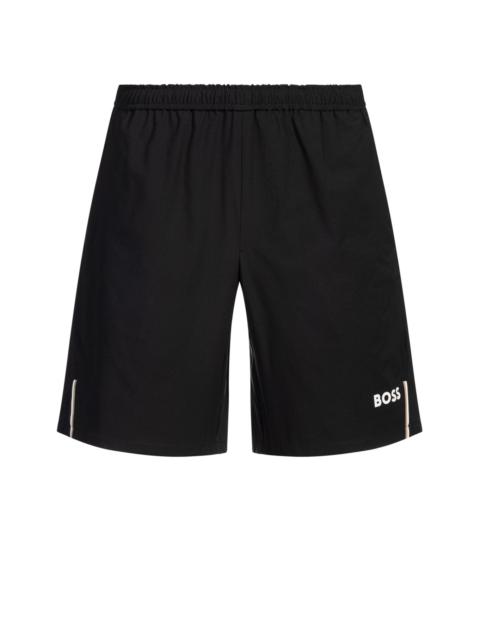 BOSS ACTIVE TENNIS SHORTS IN QUICK-DRY SUPER-STRETCH FABRIC