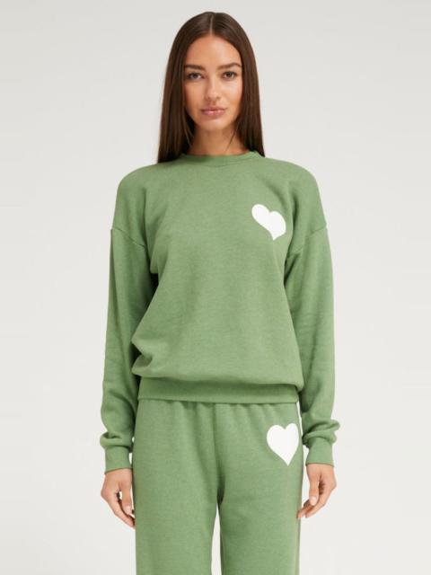 SPRWMN FERN HEART SWEATSHIRT
