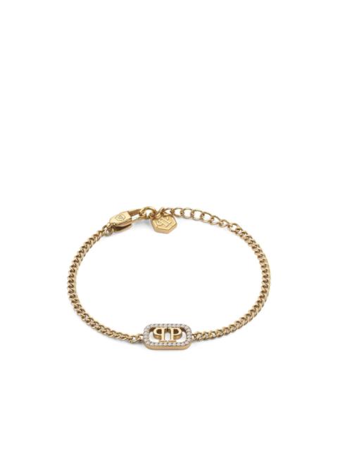 PHILIPP PLEIN lettering crystal bracelet