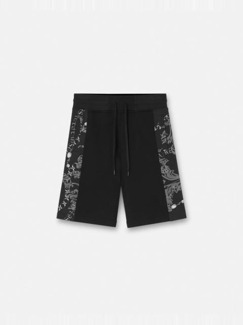 VERSACE JEANS COUTURE Chain Couture Sweat Shorts