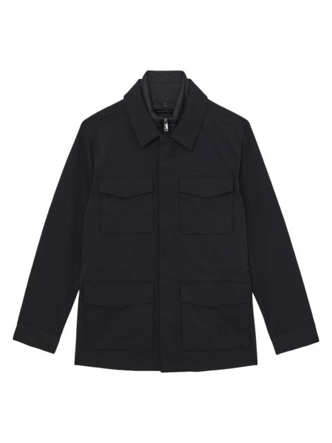 REISS Men's Bryson Safari Jacket - Navy