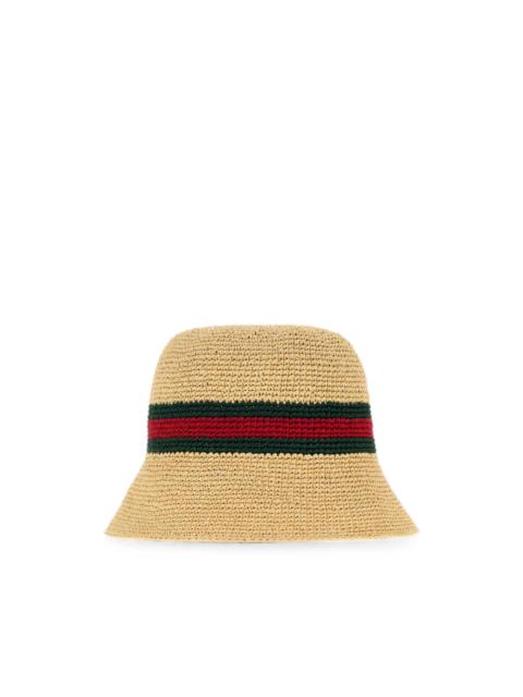 GUCCI Web-stripe bucket hat