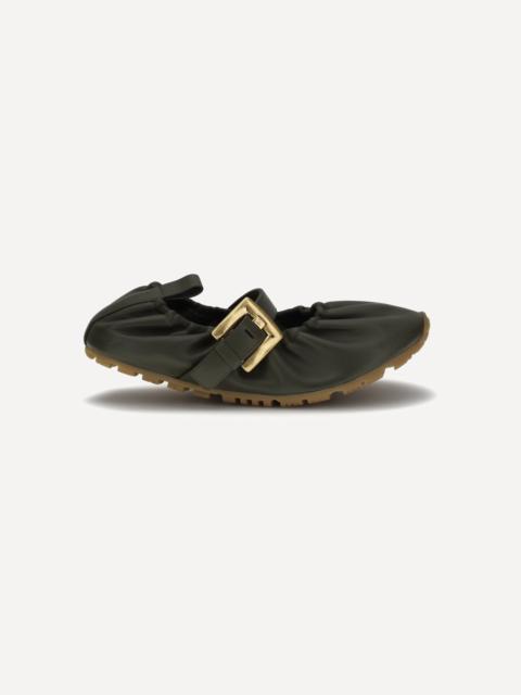 Balmain Buckle strap Ballerinas