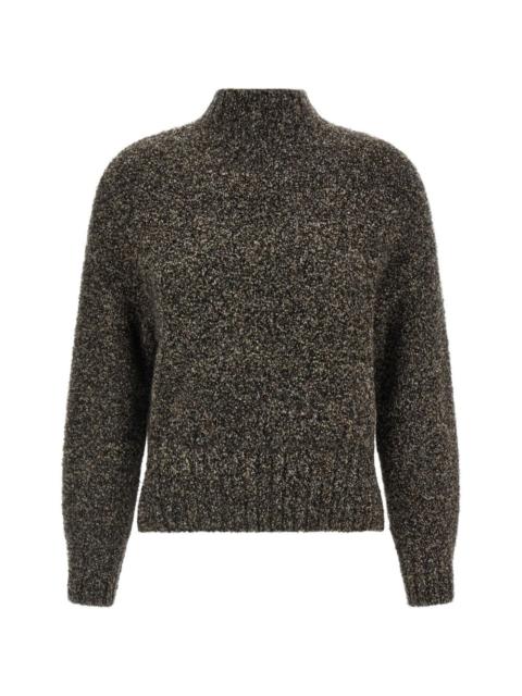 AGNONA bouclé high-neck sweater