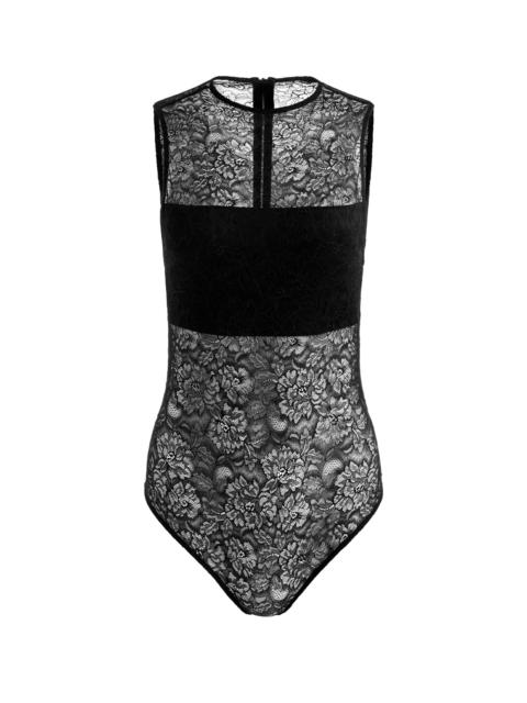 Alice + Olivia NICHOL LACE BODYSUIT