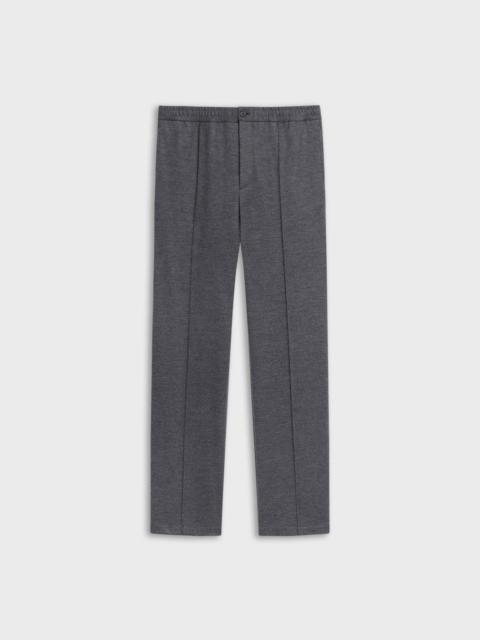 Straight-Leg Drawstring Pant in Wool-Blend Knit