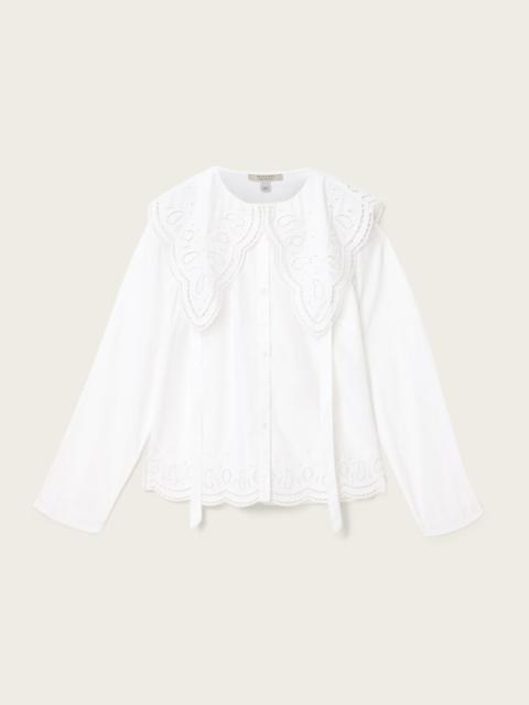 ALLSAINTS MARIE BROIDERIE REGULAR FIT SHIRT