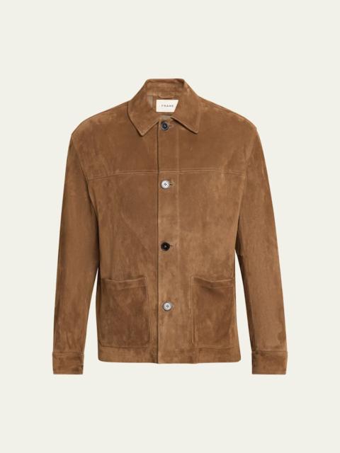 FRAME Men's Suede Chore Coat