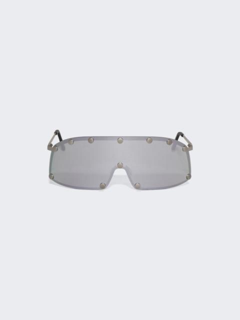 Rick Owens Shielding Sunglasses Silver