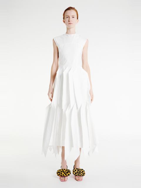 A.W.A.K.E. MODE DRESS WITH PANEL WHITE - EXCLUSIVE