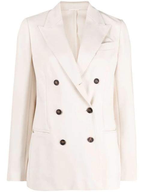 Brunello Cucinelli double-breasted peacoat