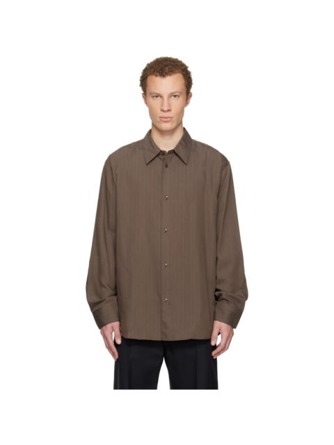 Studio Nicholson Brown View Shirt