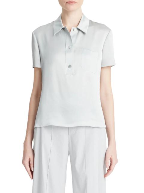 Silk Satin Polo