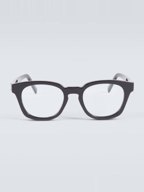 Rounded acetate glasses