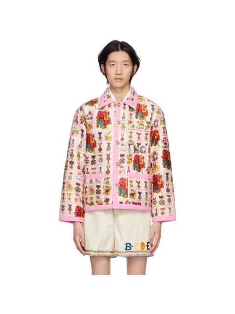 BODE Pink Tobacco Signet Jacket