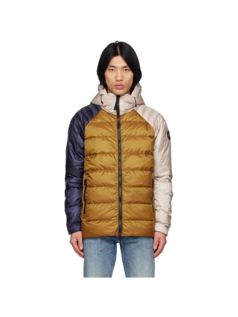 Canada Goose Blue & Tan Black Label Legacy Reversible Down Jacket