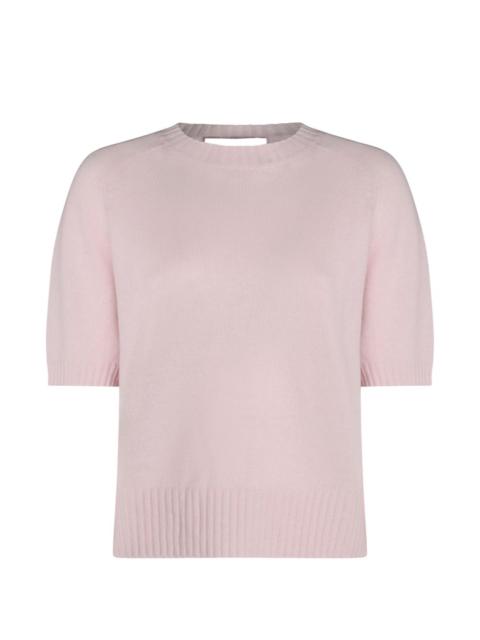 Allude short-sleeve cashmere top